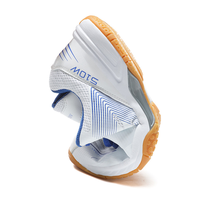 Uued professionaalsed võrkpallijalatsid, meeste naiste libisemisvastane lauatennis paaridele, valged, sinised, kerged sulgpallitossud 2023