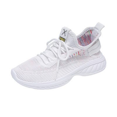 Moteriški teniso bateliai Fitneso vaikščiojimo lauke bėgimo treniruokliai Moteriški sportbačiams kvėpuojantis tinklelis Patogūs moteriški sportiniai bateliai