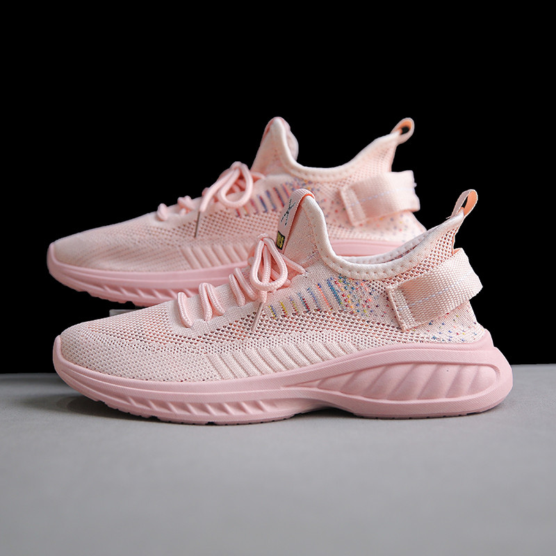 Moteriški teniso bateliai Fitneso vaikščiojimo lauke bėgimo treniruokliai Moteriški sportbačiams kvėpuojantis tinklelis Patogūs moteriški sportiniai bateliai