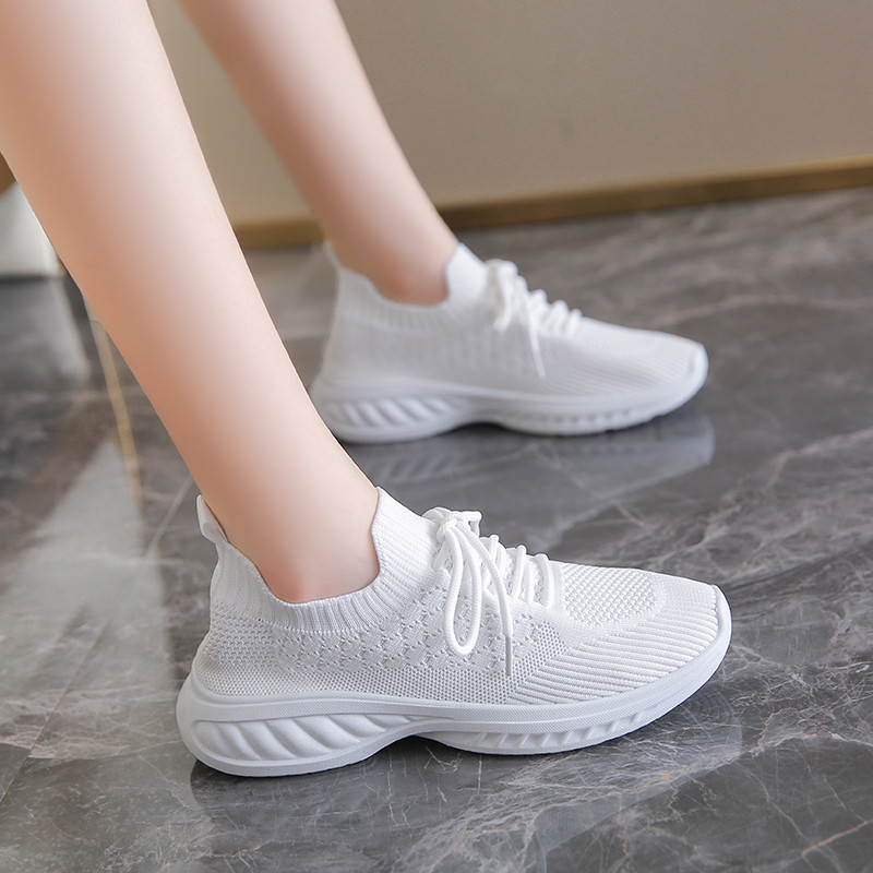 Sieviešu tenisa apavi Elpojošs sieta sporta apavi Pievelkami āra kedas sievietēm Fitnesa treniņi Komforta vingrošanas apavi ikdienas lietošanai