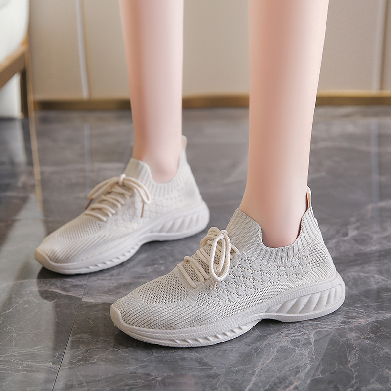 Sieviešu tenisa apavi Elpojošs sieta sporta apavi Pievelkami āra kedas sievietēm Fitnesa treniņi Komforta vingrošanas apavi ikdienas lietošanai