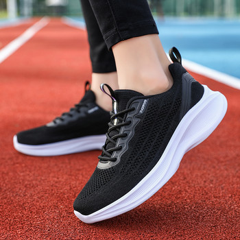 Дамски обувки за тенис, дишащи мрежести спортни обувки, приплъзващи се във фитнес зала, фитнес тренировки, удобни обувки, ежедневни маратонки за жени