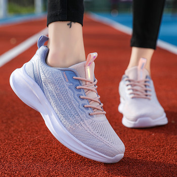 Γυναικεία παπούτσια τένις Αθλητικά παπούτσια με αναπνεύσιμο διχτυωτό πλέγμα slip-on γυμναστήριο γυμναστικής σε εξωτερικό χώρο Άνετα παπούτσια Casual αθλητικά παπούτσια για γυναίκες