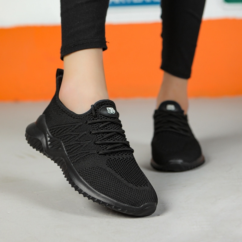 Női teniszcipők légáteresztő hálós sportcipők felcsúsztatható kültéri fitnesz edzés komfort tornacipők alkalmi tornacipők nőknek