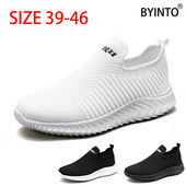 Didelis dydis 39-46 Kietas vasarinis vyriškas teniso sportiniai bateliai Itin lengvi, kvėpuojantys tinkliniai sportbačiai, užsegami be nėrinių vyriški kojiniai, avalynė balta