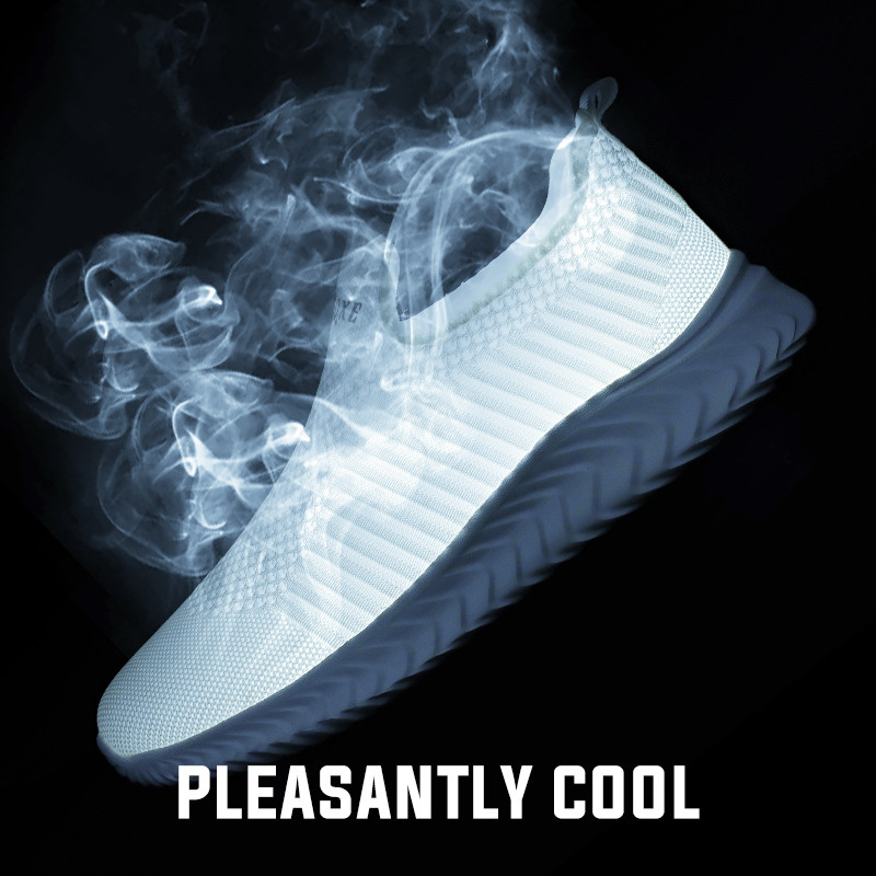 Didelis dydis 39-46 Kietas vasarinis vyriškas teniso sportiniai bateliai Itin lengvi, kvėpuojantys tinkliniai sportbačiai, užsegami be nėrinių vyriški kojiniai, avalynė balta