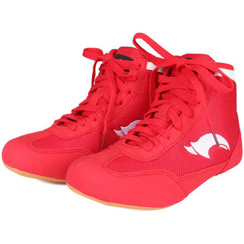 жени Мъже Боксови обувки Борцови обувки Екипировка Бойни маратонки Фитнес оборудване тренировъчни бойни ботуши Плюс размер 35-46