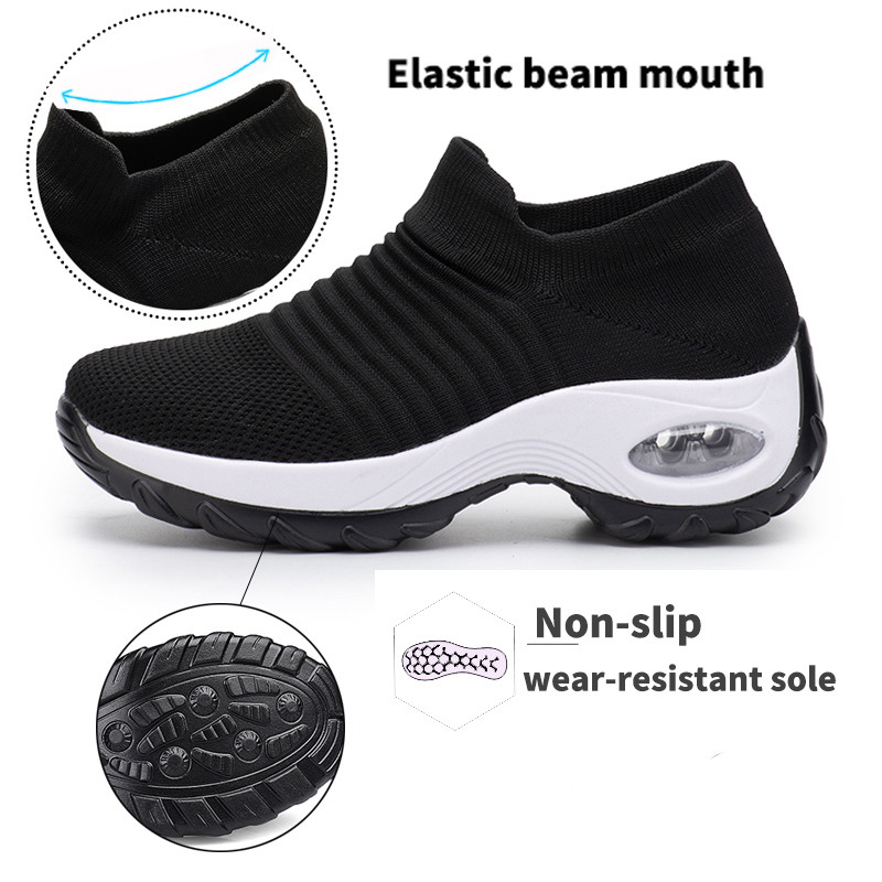 VIP sportbačiai Moteriški teniso bateliai Lengvi oro pagalvėlė vaikščiojimo avalynė Laisvalaikio salės treniruokliai Užsegami kvėpuojantys Zapatillas De Deporte