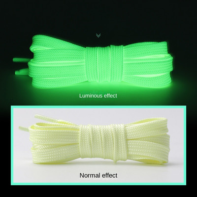 1 pár fényes cipőfűző gyerek tornacipőkhöz Férfi női sportcipők fűzők, amelyek fénylik a sötét éjszakában Cipőfűzők Fényvisszaverő cipőfűzők
