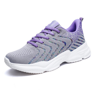 Sieviešu tenisa apavi Īpaši viegli, elpojoši, austi gaisa tīkli, skriešanas kedas plīša izmēra vieglas skriešanas trenažieri ikdienas sporta apavi