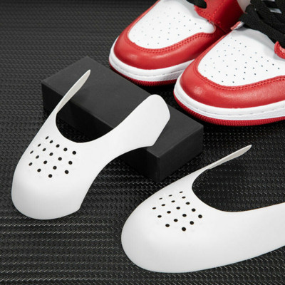 1 pár Sneaker Shield sportcipő gyűrődésgátló ráncos, összehajtható cipő támasztó lábujj sapka Sport labdacipő fejfeszítő