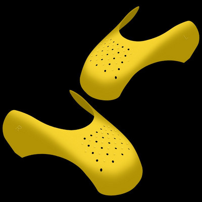 1 paar Spordijalatsid Kortsumisvastane Kortsus Volditud Kinga Toe Varbakork Sport Palljalatsi pea kandur