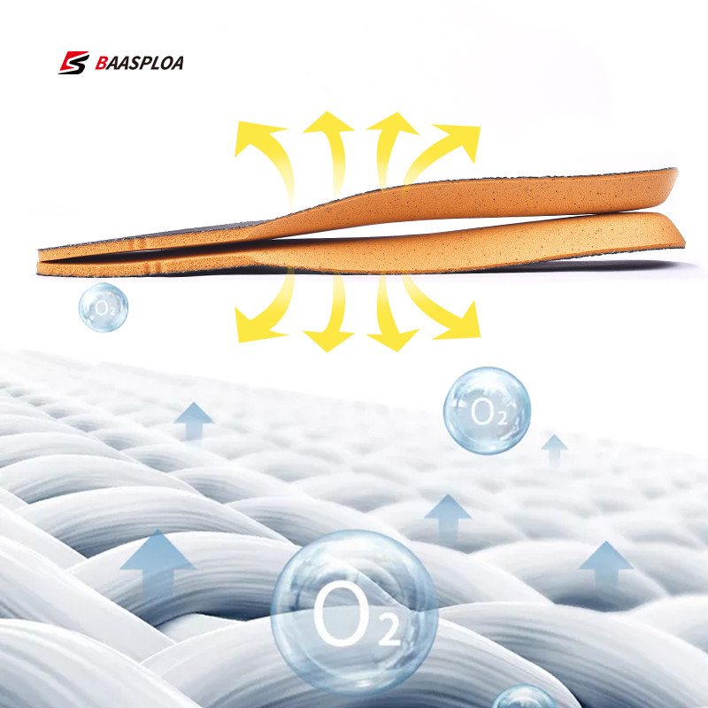 Baasploa 2021 Pilnīgi jauns grafēna dezodorants sporta apavu zolītes viegls, elpojošs ieliktnis, iesūkšanas, svīšana, ikdienišķa zolīte