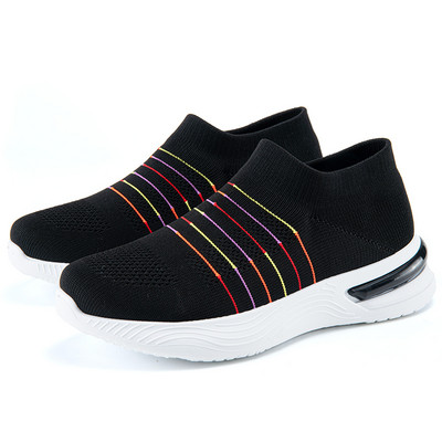 Madingi moteriški lauko sportiniai batai vaikščiojimui bėgimo teniso stabilumo sportbačiai, skirti moteriškiems tinkliniams, kvėpuojantiems minkštiems, dideliems batams