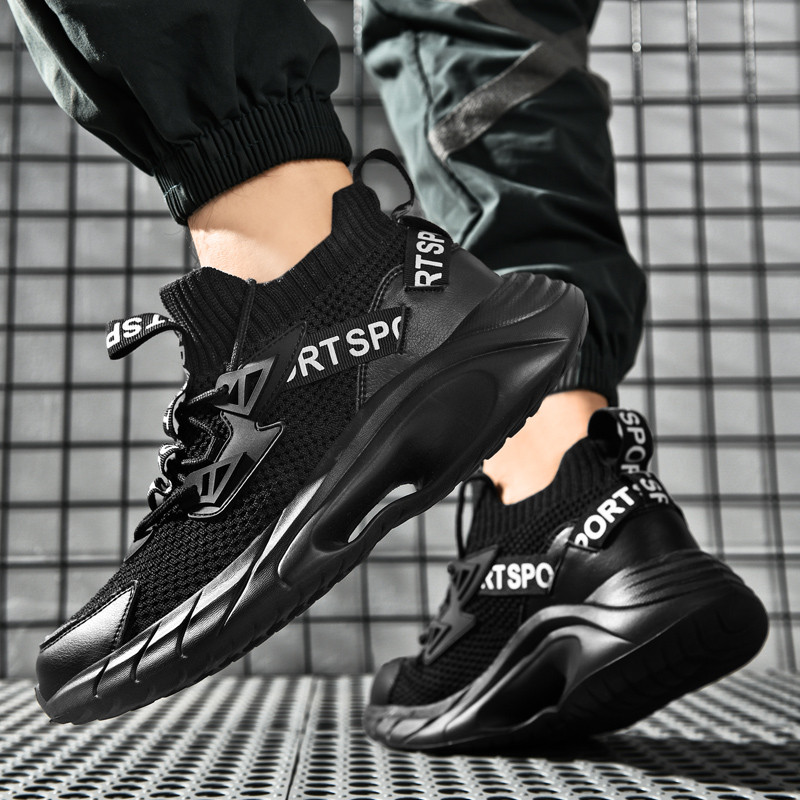 Vyriški lauko sportiniai bateliai tinklinis stabilumas Patogūs kvėpuojantys sportbačiai vyrams Spalvingi bėgimo teniso žygio batai Bigsizee