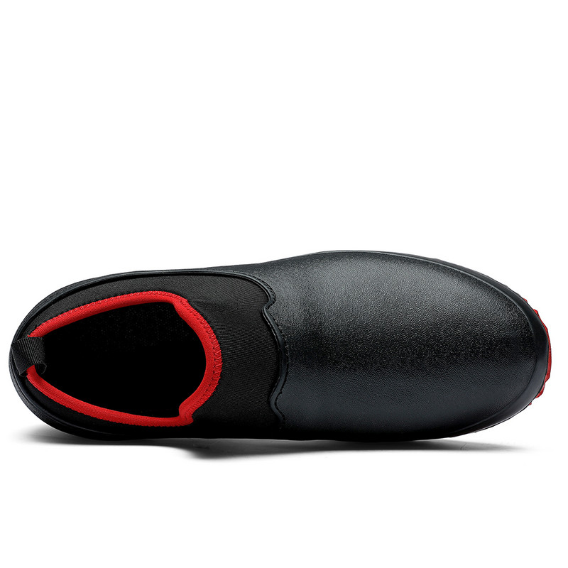 Vyrai Virtuvė Darbo Tenisas Sportiniai Batai Neperšlampami Odiniai Slydimo ant kojinių Sportiniai batai Moteriški Batai Vandeniui Lietaus Batai Tenisas Feminino Masculino