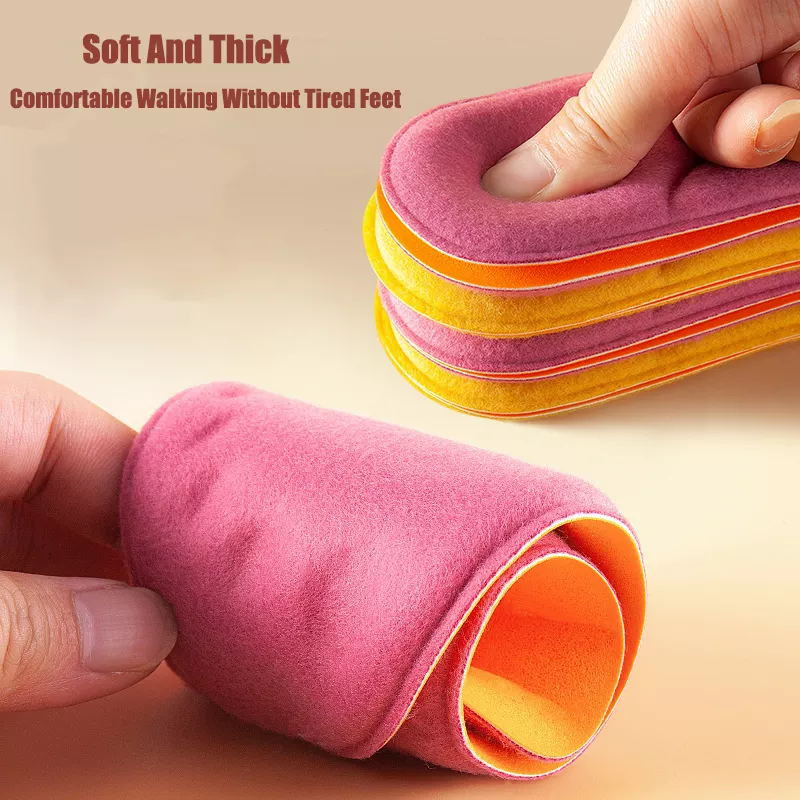 Önfűtött talpbetétek Lábmasszázs hővastag talpbetét memóriahabos cipőbetétek Téli meleg Férfi Női Sportcipők Betét kiegészítők