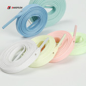 Plakanas kurpju šņores Gaisa spēku kedas Kurpju šņores Audekla apavi Basketbola apavu šņores Melns Balts Krāsa Apavi Aksesuāri