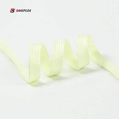 Plakanas kurpju šņores Gaisa spēku kedas Kurpju šņores Audekla apavi Basketbola apavu šņores Melns Balts Krāsa Apavi Aksesuāri