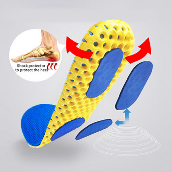 Memory Foam Πάτοι για Παπούτσια Σόλα Διχτυωτό Αποσμητικό Αναπνεύσιμο Μαξιλάρι Πάτοι Τρέξιμο για Πόδια Άνδρας Γυναικεία Ορθοπεδικοί πάτοι