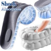 4D nagy rugalmasságú lengéscsillapító sporttalpbetétek Ívtámasztó talpbetét Ultrapuha futócipő párnák Unisex teljes párnázott párnázott