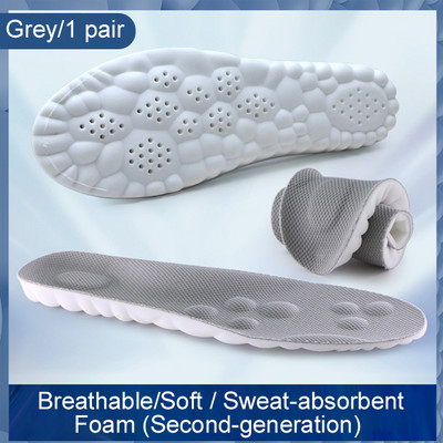 4D nagy rugalmasságú lengéscsillapító sporttalpbetétek Ívtámasztó talpbetét Ultrapuha futócipő párnák Unisex teljes párnázott párnázott
