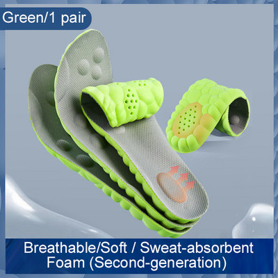 4D nagy rugalmasságú lengéscsillapító sporttalpbetétek Ívtámasztó talpbetét Ultrapuha futócipő párnák Unisex teljes párnázott párnázott
