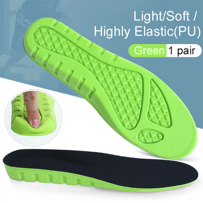4D nagy rugalmasságú lengéscsillapító sporttalpbetétek Ívtámasztó talpbetét Ultrapuha futócipő párnák Unisex teljes párnázott párnázott