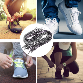 20 БР. Плоски връзки за обувки, връзки за ботуши Цветни маратонки Детски маратонки Многоцветни плетени