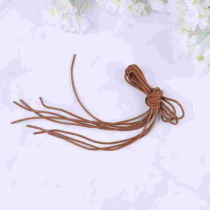 Plānas kurpju šņores Apavu šņores Aukla Vaksēts Apaļi Apavi Aksesuāri Sporta Aksesuāri