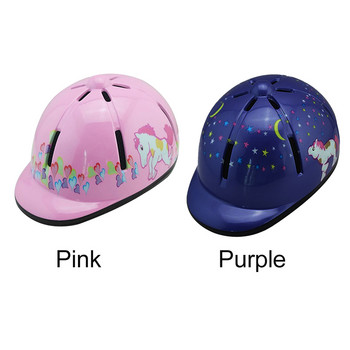 Zēniem meiteņu jāšanas aprīkojums ar regulējamu galvas apkārtmēru zirgu izjādes ķivere Riteņbraukšanas aizsargapģērbs elpojošs bērniem