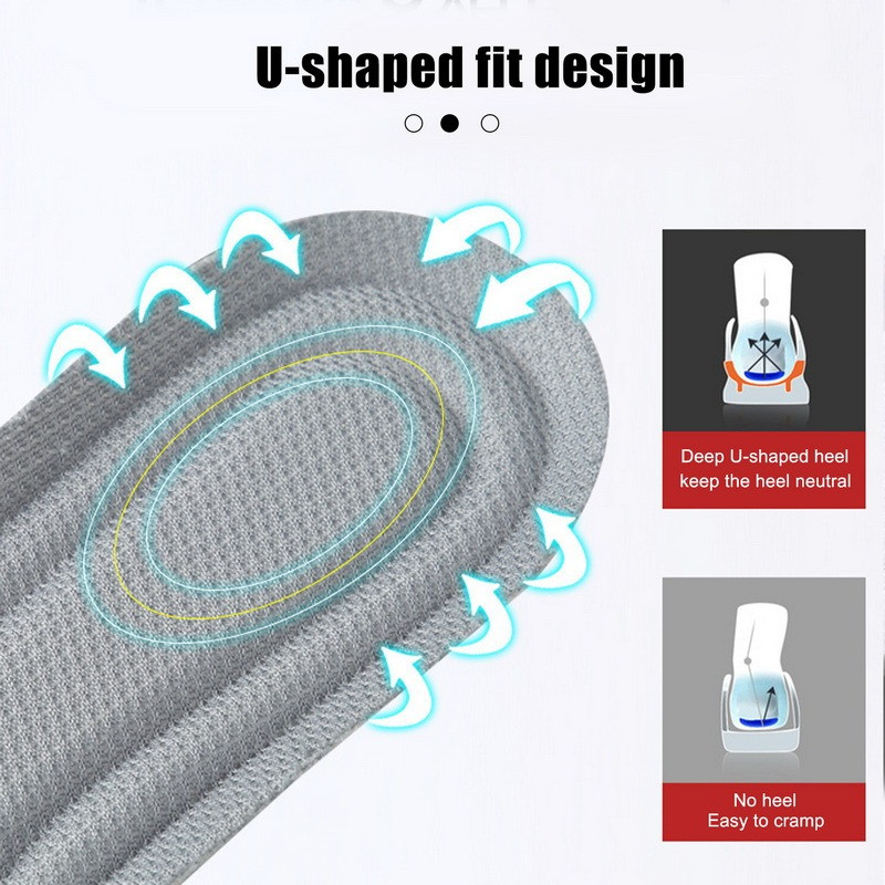Pu puha sporttalp férfi női tornacipő légáteresztő izzadságelnyelő futóbetétek ütéselnyelő vastag szagtalanító talpbetét