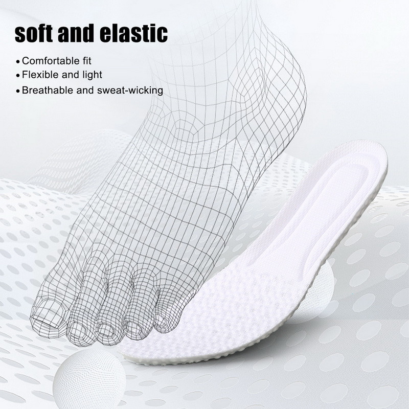 Pu puha sporttalp férfi női tornacipő légáteresztő izzadságelnyelő futóbetétek ütéselnyelő vastag szagtalanító talpbetét