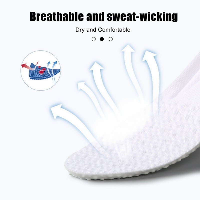 Pu puha sporttalp férfi női tornacipő légáteresztő izzadságelnyelő futóbetétek ütéselnyelő vastag szagtalanító talpbetét