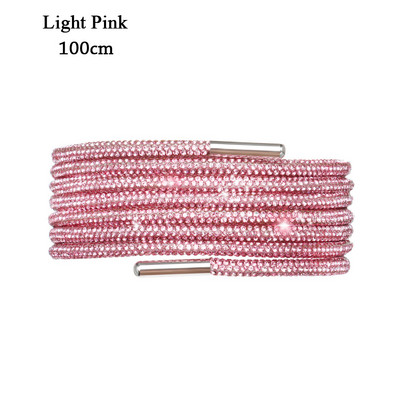 Luksuslikud kivikivist kingapaelad vikerkaare teemant kingapaelad tossud paelad kingad ümmargused kingapaelad 100/120/140/160cm 1tk DIY stringid