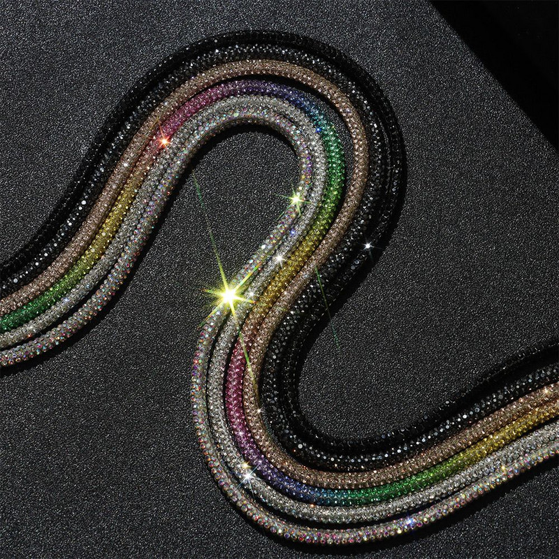 Luksuslikud kivikivist kingapaelad vikerkaare teemant kingapaelad tossud paelad kingad ümmargused kingapaelad 100/120/140/160cm 1tk DIY stringid