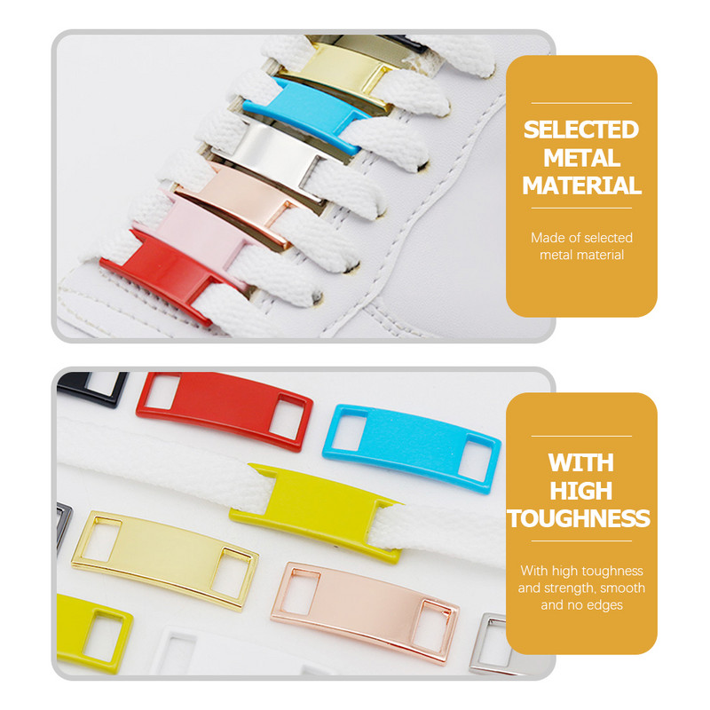 10 db Fém Cipőcsat Dekor Hétköznapi Cipőfűző Tippek Cipők Csattok Javítóeszközök Miss Tartozékok