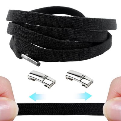 Magnētiskā bez kaklasaites kurpju šņores sprādzes apavu mežģīņu klipši bez kaklasaites pieaugušajiem Magnētiskā apavu auklas sprādze slinkiem obligātiem aksesuāriem