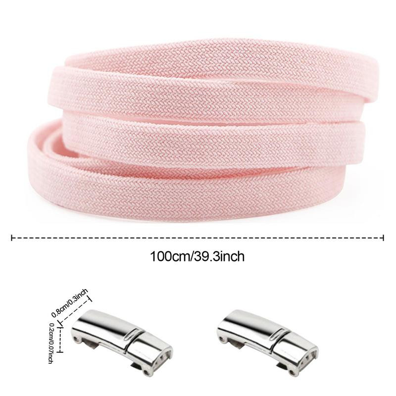 Magnētiskā bez kaklasaites kurpju šņores sprādzes apavu mežģīņu klipši bez kaklasaites pieaugušajiem Magnētiskā apavu auklas sprādze slinkiem obligātiem aksesuāriem