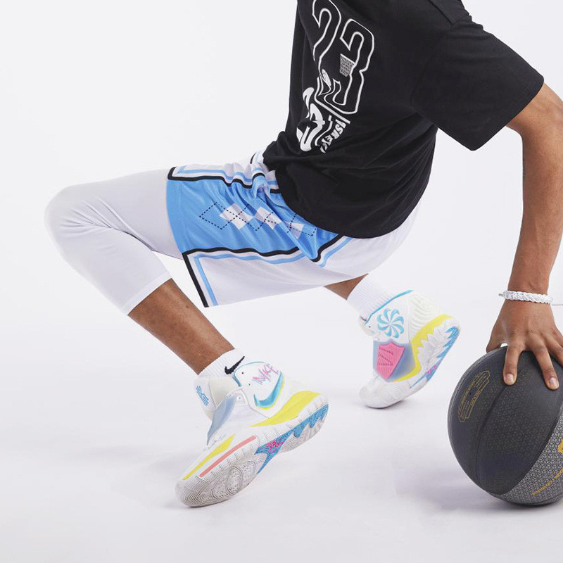 Vīriešu basketbola bikses Ātri žūstoši elpojoši sporta šorti Skriešanas Fitnesa Treniņsacensības Izšūtas Basketbola Bikses