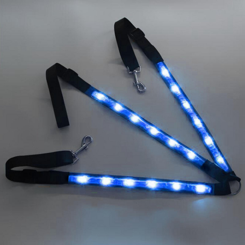 Ρυθμιζόμενο κολάρο LED Horse Breastplate High Visible Outdoor Harness Blue