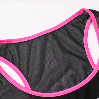 Αμάνικο μπλουζάκι για τρέξιμο με διαφανές διχτυωτό πλέγμα Γυναικείο γυμναστήριο Γυμναστήριο Αθλητικό γιλέκο γιόγκα αναπνεύσιμο τζόκινγκ τανκ μπλούζες 2020