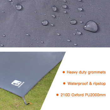 Αδιάβροχο Κάμπινγκ Tarp Thicken Ματ για πικνίκ, ανθεκτικό μαξιλάρι παραλίας Πολυλειτουργικό σεντόνι για πεζοπορία