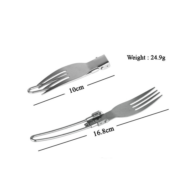 MENFLY Camping evőeszköz összecsukható kanál villával Hordozható összecsukható kés Spork túrázáshoz szabadtéri piknikhez turisztikai kellékek evőkészlet