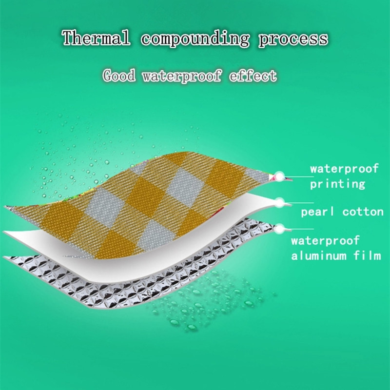 Īpaši viegls ūdensizturīgs kempinga paklājiņš piknika sega Pludmales matracis guļampaliktnis alumīnija folija EVA putu paklājs āra telts pēdas nospiedums