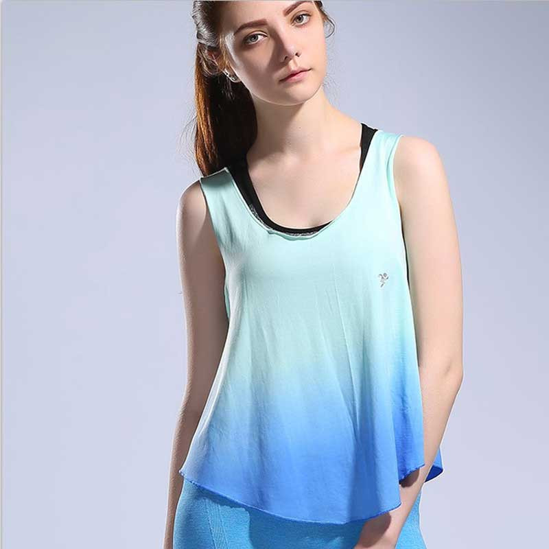 Női Pro Gym Edzőpóló Fitness Sport Póló Jóga Edzőmellény Gyakorló Futó Ruházat Kompressziós Tank felső Ruha E55