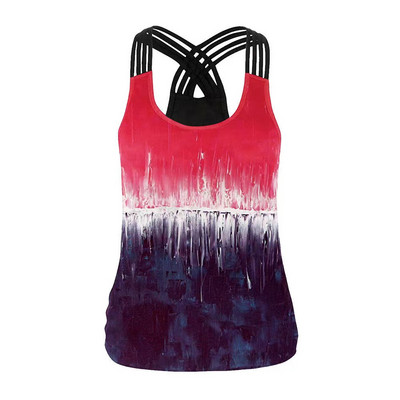 Sieviešu sporta veste Helovīns bez piedurknēm Joga, skriešana, fitness, apģērbs, krekls, apģērbs meitenēm, sporta zāle, krustnagliņa, blūze, tērpi 7