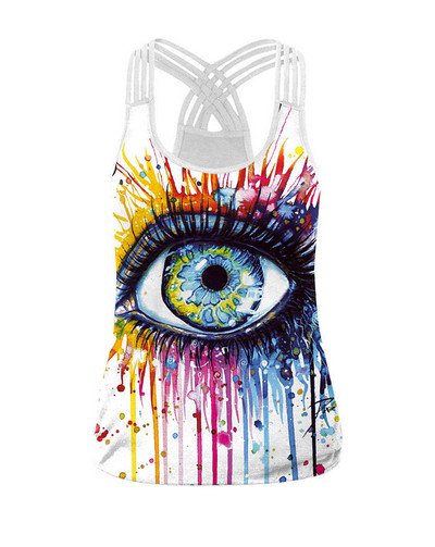 Sieviešu sporta veste Helovīns bez piedurknēm Joga, skriešana, fitness, apģērbs, krekls, apģērbs meitenēm, sporta zāle, krustnagliņa, blūze, tērpi 7