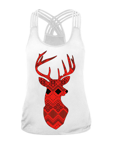 Sieviešu sporta veste Helovīns bez piedurknēm Joga, skriešana, fitness, apģērbs, krekls, apģērbs meitenēm, sporta zāle, krustnagliņa, blūze, tērpi 7