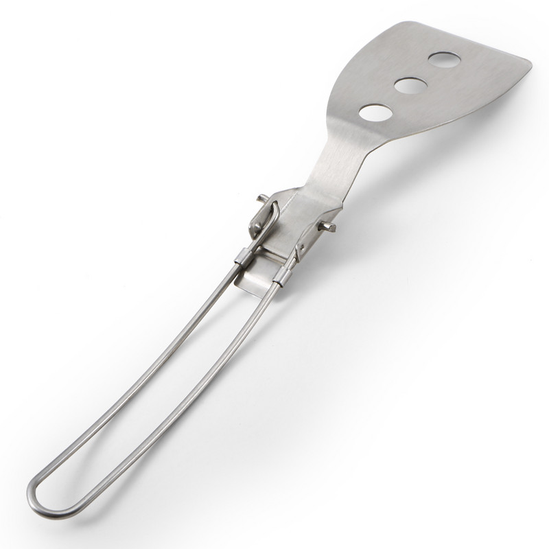 Lixada nerūdijančio plieno sulankstoma mentele Maisto vartytuvas Lauko kempingų Maisto gaminimo reikmenys Lauko stovyklavimo įranga